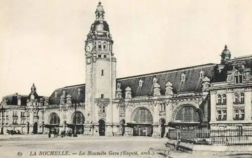 CPA France La Rochelle new train station