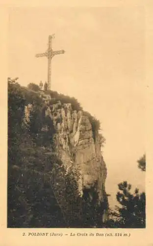 CPA France Poligny la Croix du Dan