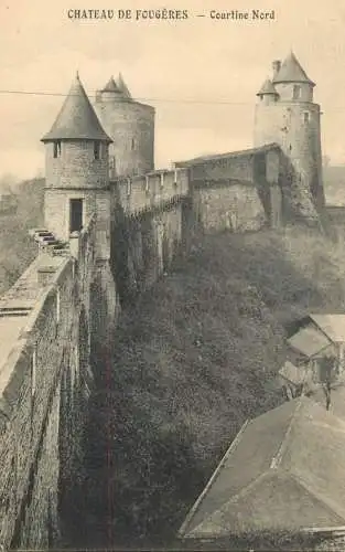 CPA France Château de Fougères