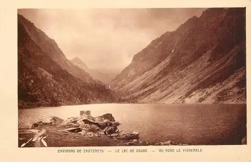 CPA France Cauterets le lac de Gaube
