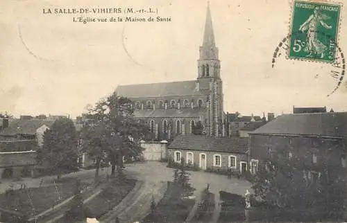 CPA France la Salle de Vihiers church