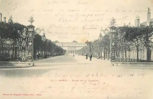 CPA France Nancy Place de la Carriere