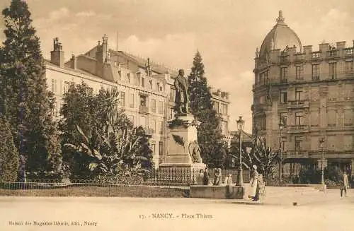 CPA France Nancy place Thiers