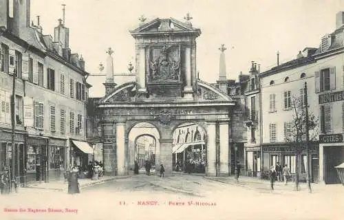 CPA France Nancy porte St. Nicolas
