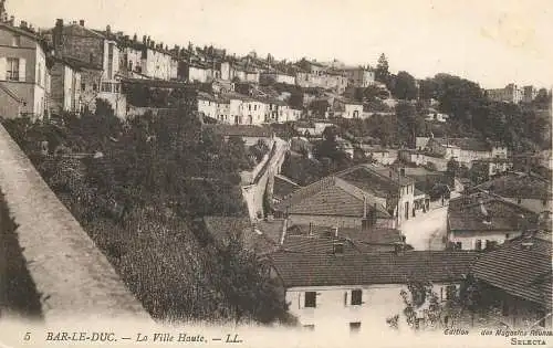 CPA France Bar-le-Duc la ville haute