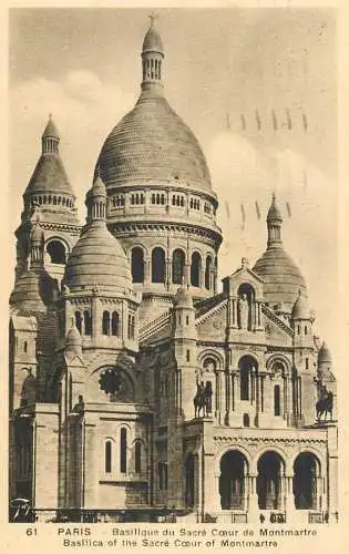 CPA France Paris Sacré Coeur