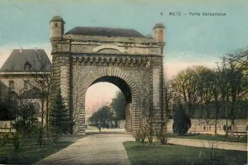 CPA France Metz Porte Serpenoise