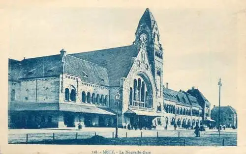 CPA France Metz la nouvelle gare