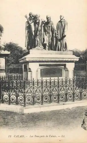 CPA France Calais les Bourgeois de Calais