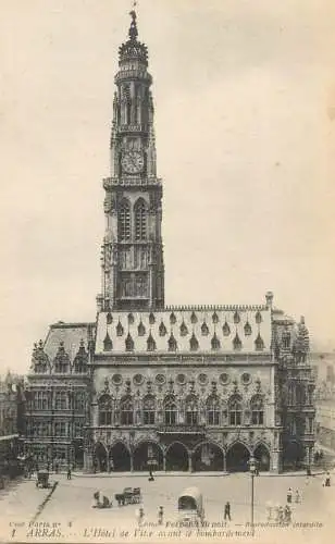 CPA France Arras l' Hotel de ville