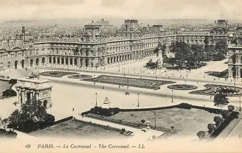 CPA France Paris le Carrousel
