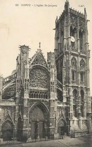 CPA France Dieppe cathedral