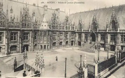 CPA France Rouen palais de justice