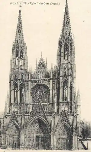 CPA France Rouen eglise Saint Qouen
