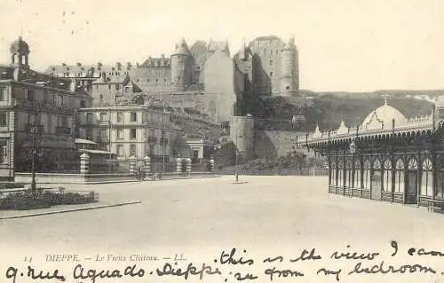CPA France Dieppe chateau