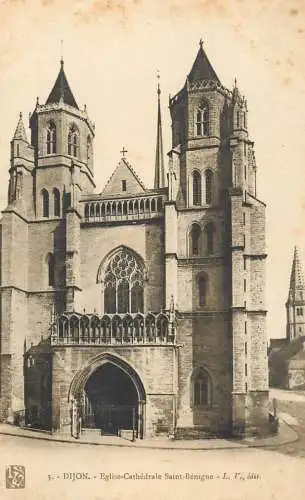 CPA France Dijon cathedrale