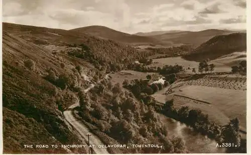 Scotland Tomitoul road from Inchrory to Delavorar