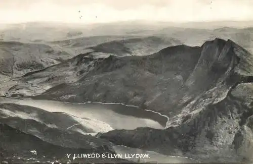 Wales Llyn Llydaaw & Y Llwedd picturesque mountain scenery