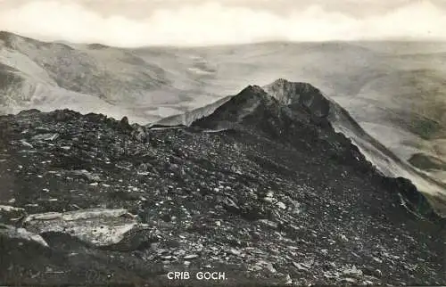 Wales Crib Goch picturesque mountain scenery