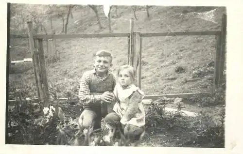 Children portraits souvenir instant photography photo ca. 9 x 14 cm