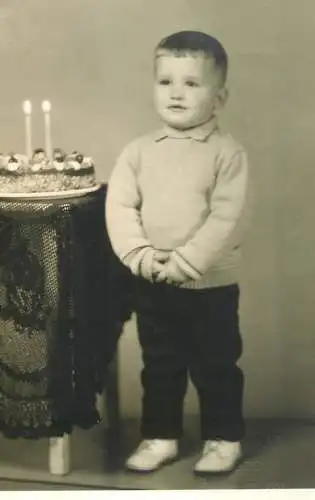 Children portraits birthday souvenir photo ca. 9 x 14 cm C. Krumlov