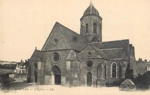 CPA France Étaples church