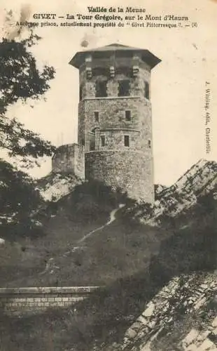 CPA France Givet la tour Gregoire