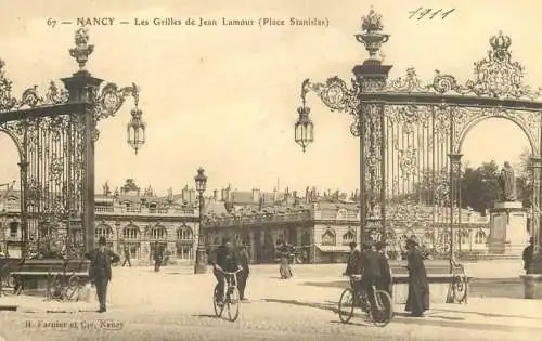 CPA France Nancy les Grilles de Jean Lamour
