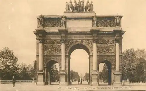 CPA France Paris Arc de Triomphe