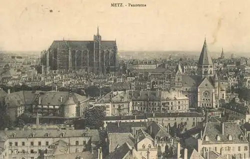 CPA France Metz panorama