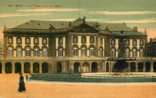 CPA France Metz monument le theatre