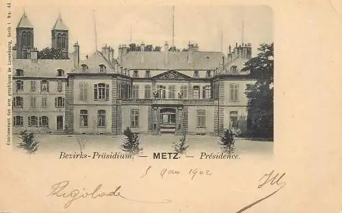 CPA France Metz Bezirks Prasidium