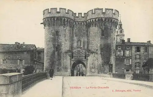 CPA France Verdun la Porte Chausse