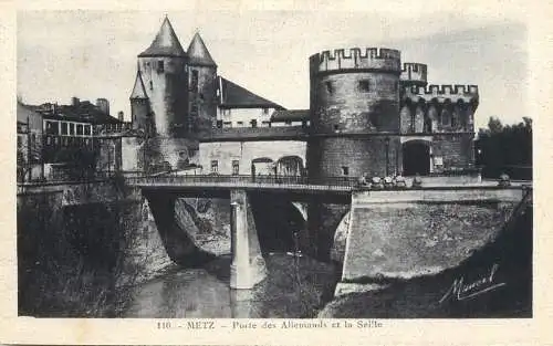 CPA France Metz porte des Allemands