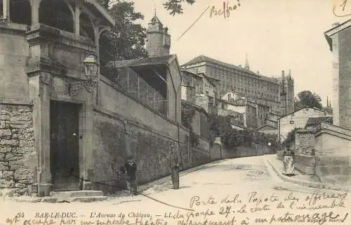 CPA France Bar-le-Duc l'avenue du chateau