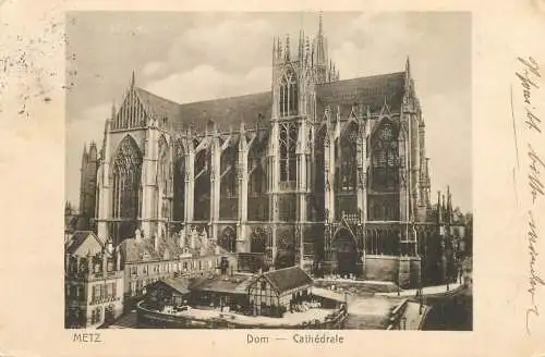 CPA France Metz cathedrale