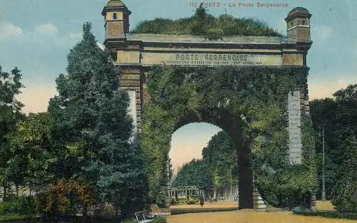 CPA France Metz la Porte Serpenoise