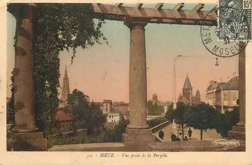 CPA France Metz Pergola
