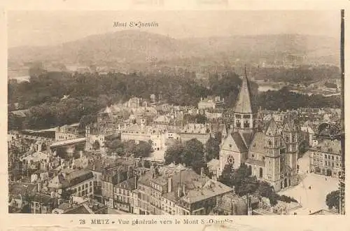 CPA France Metz panorama