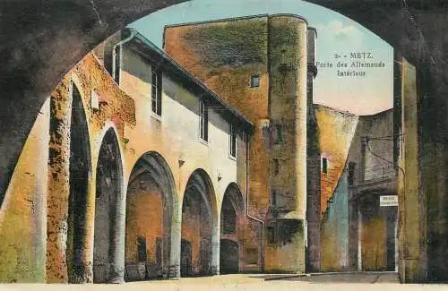 CPA France Metz porte des Allemands