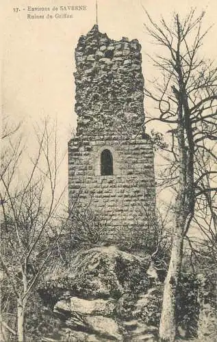 CPA France Saverne ruines de Griffon