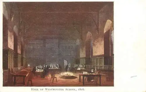 England Westminster School Hall 1816
