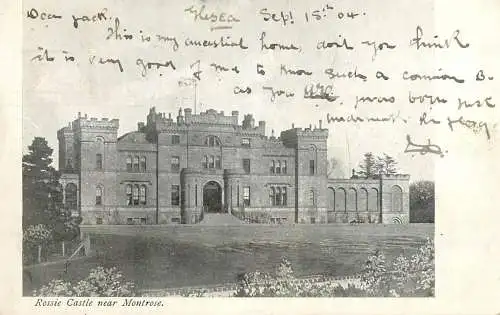 Scotland Rossie Castle near Montrose