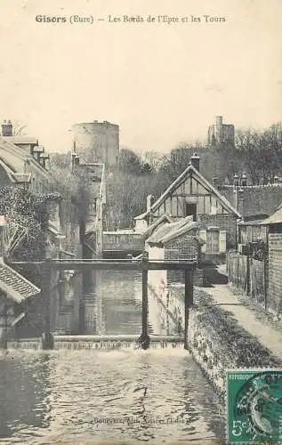 CPA France Gisors les bords de l' Epte