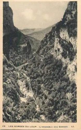 CPA France les gorges du loup l' ensemble des gorges