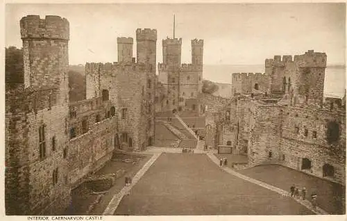 Wales Caernarvon Castle