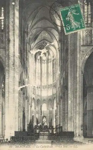 CPA France Beauvais cathedrale