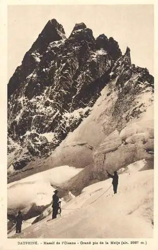 CPA France Dauphine massif de l' Oisans Grand Pic de la Meije