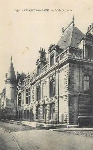 CPA France Besancon les Bains palais de justice