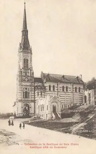 CPA France Basilique du Bois Chenu Domremy